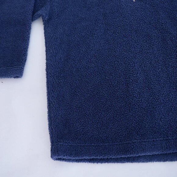 Vintage '90S Attraction Blue Navy Embroidered Cape Breton Teddy Bear Sweater XLT - Picture 6 of 9